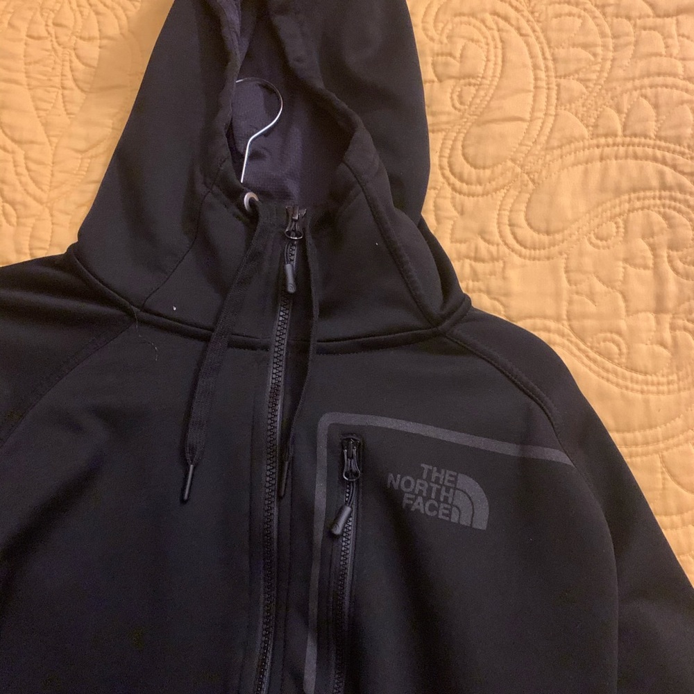 The NorthFace black Zip hoodie